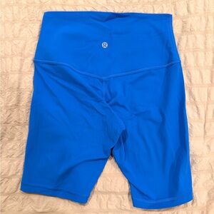 lululemon athletica Blue Bike Shorts